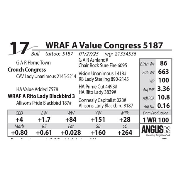 WRAF A Value Congress 5187