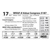 Image 1 : WRAF A Value Congress 5187