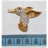 Image 1 : VTG. SIGNED BUTLER HUMMINGBIRD BROOCH