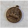 Image 2 : 1905 VICTORY COPPER SHIP TOKEN PENDANT