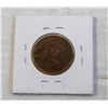 Image 1 : 1859 CANADA LARGE 1 CENT COIN, DIE ROTATION ERROR