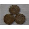 Image 2 : LOT OF 3 OLD GREAT BRITAIN HALF CROWN COINS