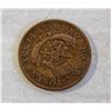 Image 1 : 1854 BANK OF UPPER CANADA HALF PENNY TOKEN