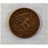 Image 2 : 1854 BANK OF UPPER CANADA HALF PENNY TOKEN