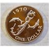 Image 2 : 1970 SILVER 28.7 GRAMS BERMUDA $1 DOLLAR COIN