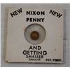 Image 1 : NOVELTY COLLECTORS TINY NIXON PENNY IN HOLDER