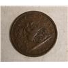 Image 2 : 1857 BANK OF UPPER CANADA ONE PENNY TOKEN
