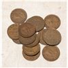 Image 1 : LOT OF 15 VARIOUS OLD CANADA GEORGE V 1 CENT