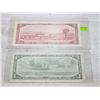 Image 2 : 1954 LAWSON BOUEY 1&2 DOLLAR BILLS PAPER