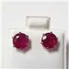 Image 1 : BZ1582-4 10K RUBY(3.1CT) EARRINGS