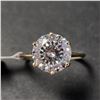 BZ1582-5 10K LASER CUT MOISSANITE(2.42CT) RING