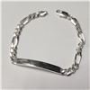 BZ1582-32 SILVER 19G 8.5" BRACELET