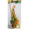 Image 1 : FLOWERS IN VASE 33" HIGH