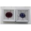 #234-UNHEATD TANZANITE 6.5 CT & RED RUBY 9.6 CT