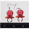 Image 1 : NEW CANDY RING THEME DROP EARRINGS