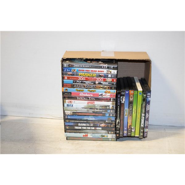 LOT OF 27 MISCELLANEOUS DVDS