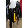 Image 1 : PIX BLACK/YELLOW SATIN HOODED KICK BOXING