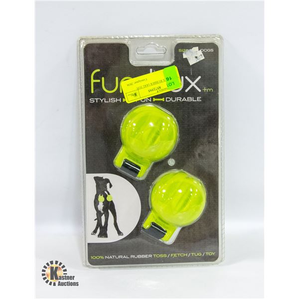 NEW FUNCHUX RUBBER DOG TOY