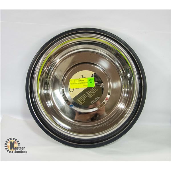 STAINLESS STEEL 96 OZ DOG BOWL