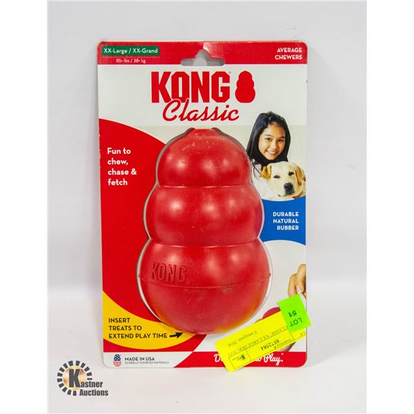 NEW KONG CLASSIC XX-LARGE DOG TOY