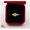 Image 1 : 2.0 CT GRA CERTIFIED YELLOW MOISSANITE VVS
