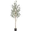 Image 1 : NEW REALEAD 7 FT ARTIFICIAL OLIVE TREE