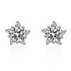 Image 1 : 1 CT GRA CERTIFIED MOISSANITE 925 SILVER EARRINGS
