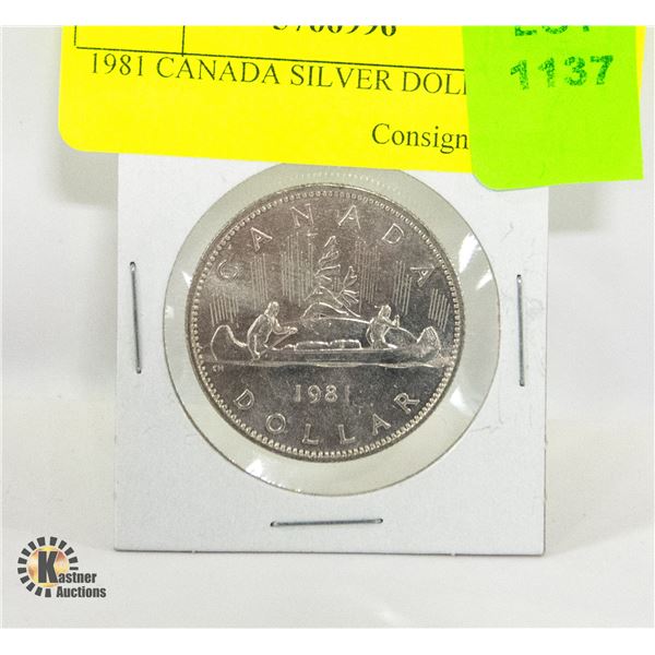 1981 CANADA SILVER DOLLAR