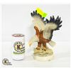 Image 1 : EAGLE STATUE MANTEL DECOR PIECE