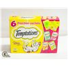 Image 1 : NEW 6 PACK OF WHISKAS TEMPTATIONS VARIETY CAT