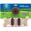 Image 1 : NEW PETSAFE BUSY BUDDY BRISTLE BONE DOG TOY WITH