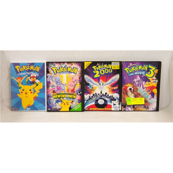4 POKEMON MOVIES