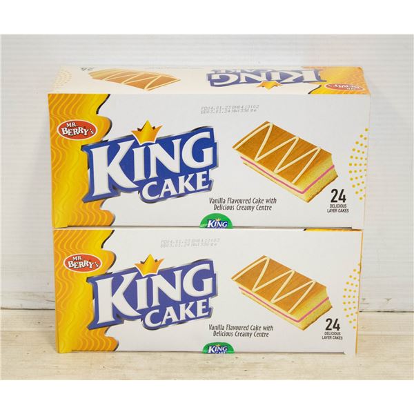 2 CASES OF 12 MR BERRY CAKE TREATS BB JAN 2024