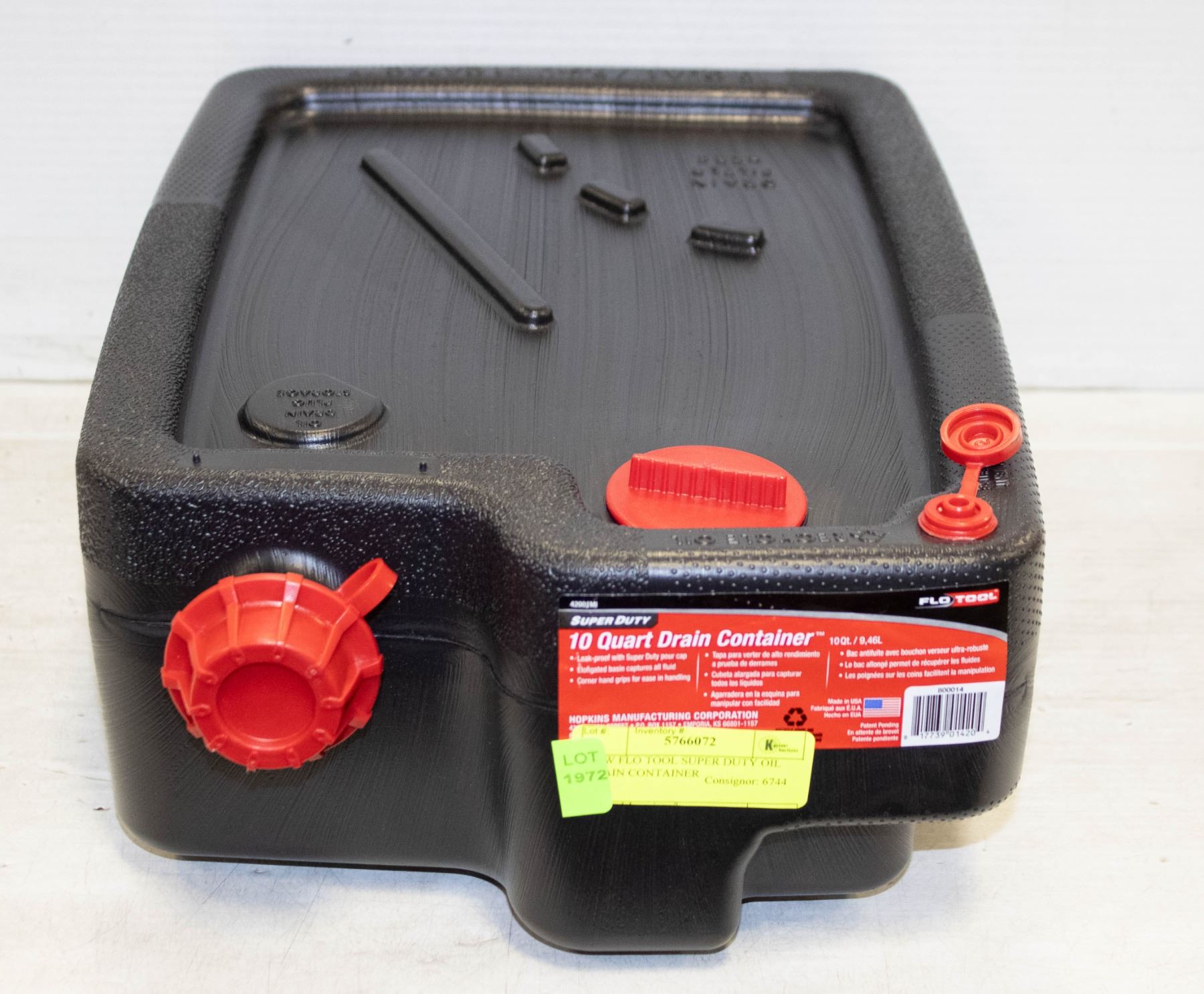 Oil Container Tool NEW FLO TOOL SUPER DUTY OIL DRAIN CONTAINER