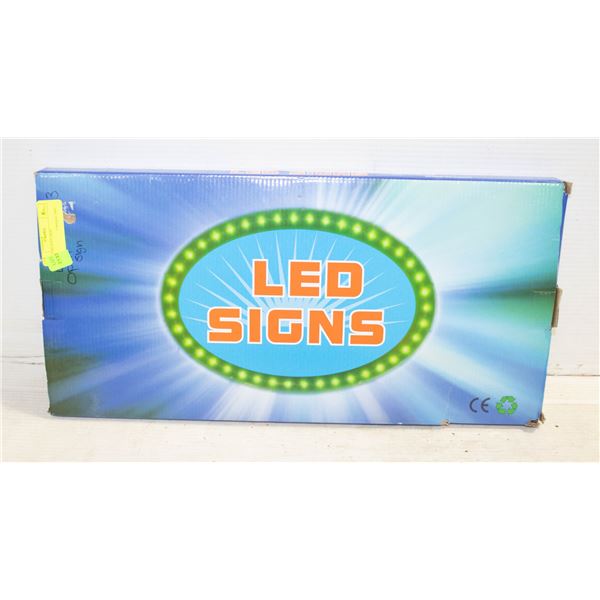 NEW LED OPEN SIGN