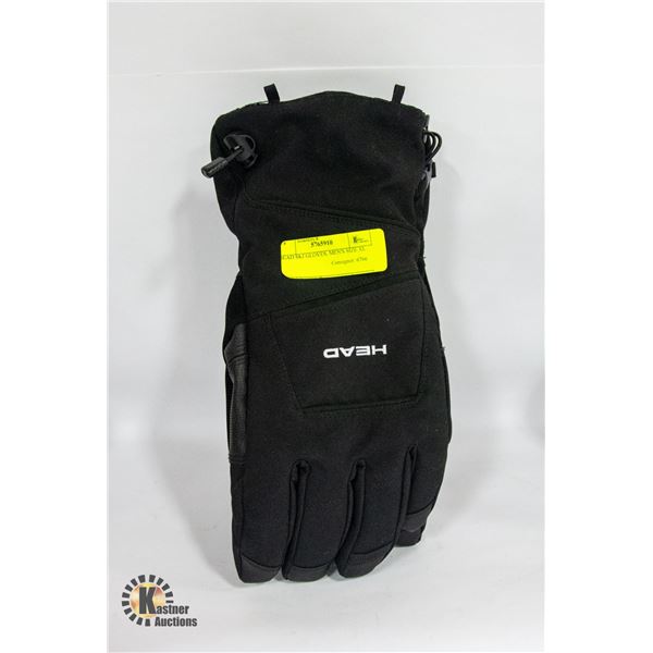 HEAD SKI GLOVES, MEN'S SIZE XL