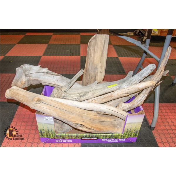 LARGE BUNDLE OF DRIFT WOOD