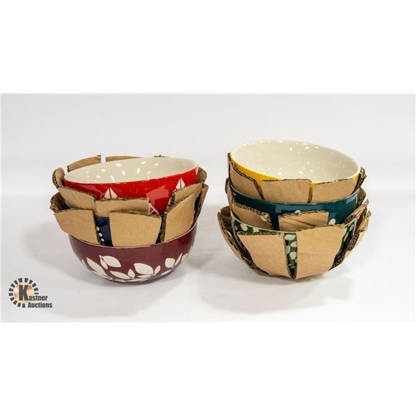 NEW 6 PC BOWLS SET