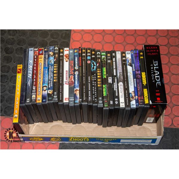 BOX SUPER HERO DVDS