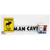 Image 1 : LOT OF MAN CAVE ITEMS SIGNS AND COLLECTOR