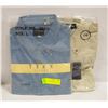 Image 1 : NEW MEN'S SHIRTS 1DENIM/1NATURAL SIZE L