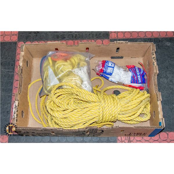 FLAT OF ROPE DIFFERENT SIZED
