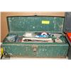 Image 1 : TOOL BOX FULL OF MISC TOOLS & BRACKETS