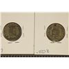 Image 2 : 1838 & 1853 GERMAN SILVER 6 KRUEZER COINS