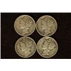 Image 1 : 1942, 1943, 1944 & 1945 SILVER MERCURY DIMES
