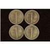 Image 2 : 1942, 1943, 1944 & 1945 SILVER MERCURY DIMES