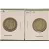 Image 1 : 1906-D & 1907-O SILVER BARBER QUARTERS