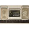 Image 1 : 3- 1 TROY OZ .999 FINE SILVER PROOF INGOTS: