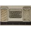 Image 2 : 3- 1 TROY OZ .999 FINE SILVER PROOF INGOTS: