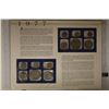 Image 2 : 1977 US MINT SET (UNC) P/D ON LARGE INFO CARD WITH
